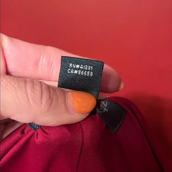 Like new Ralph Lauren Red and Black three-quarter length Sleeve Dress - Picture 3 of 16